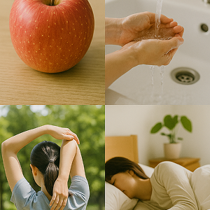 体調を整えるイメージ