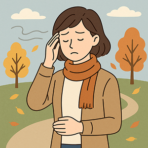 季節の変わり目の体調不良
                    